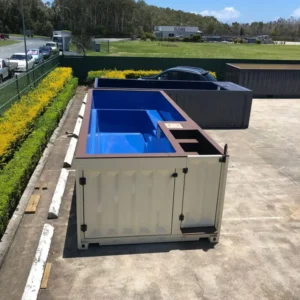 Piscine de conteneur d’expédition extérieure de 40 pieds
