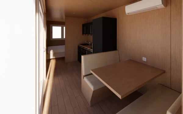 Studio conteneur ECOLOGIA 40 pieds 28 m² habitables 2 chambres – Image 5