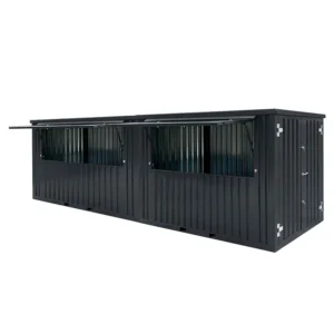 CONTENEUR BAR DÉMONTABLE 8 X 2 MÈTRES XL ANTHRACITE RAL 7021