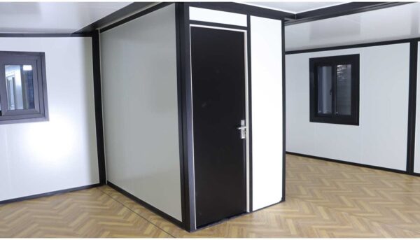 Conteneur maison Deluxe (19ft*20ft) salle de bain avec toilette et douche – Image 13