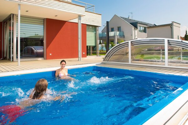 Toiture de piscine Clear A1 pour piscine jusqu'à 3,20 x 6,30 m – Image 4