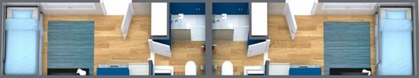 Studio conteneur 40' aménagé habitable – Image 21